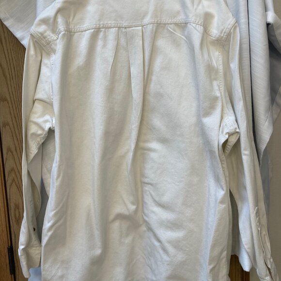 Croft and Barrow Cream Button Down Shirt - Picture 2 of 3